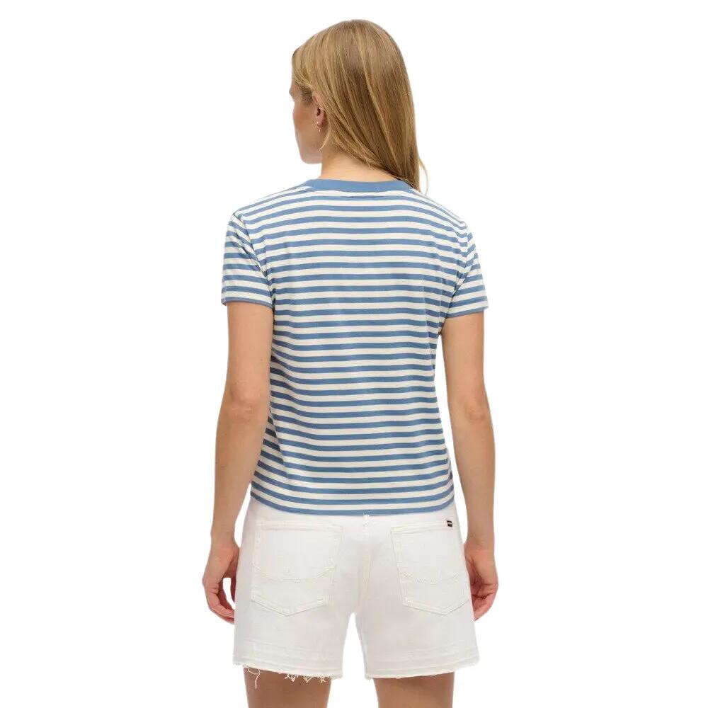T-shirt ajusté à rayures femme Superdry Essential Logo 4/6