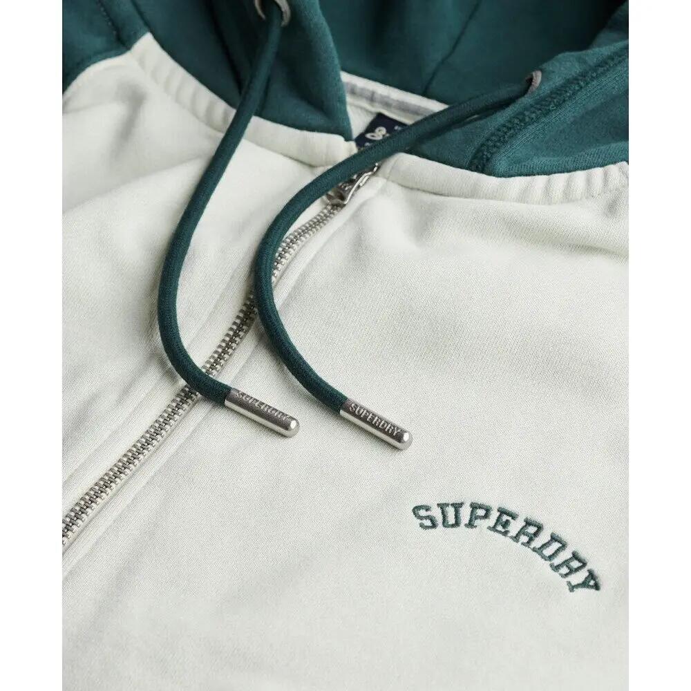 Sweatshirt à capuche zippé manches raglan femme Superdry Logo Essential 6/6