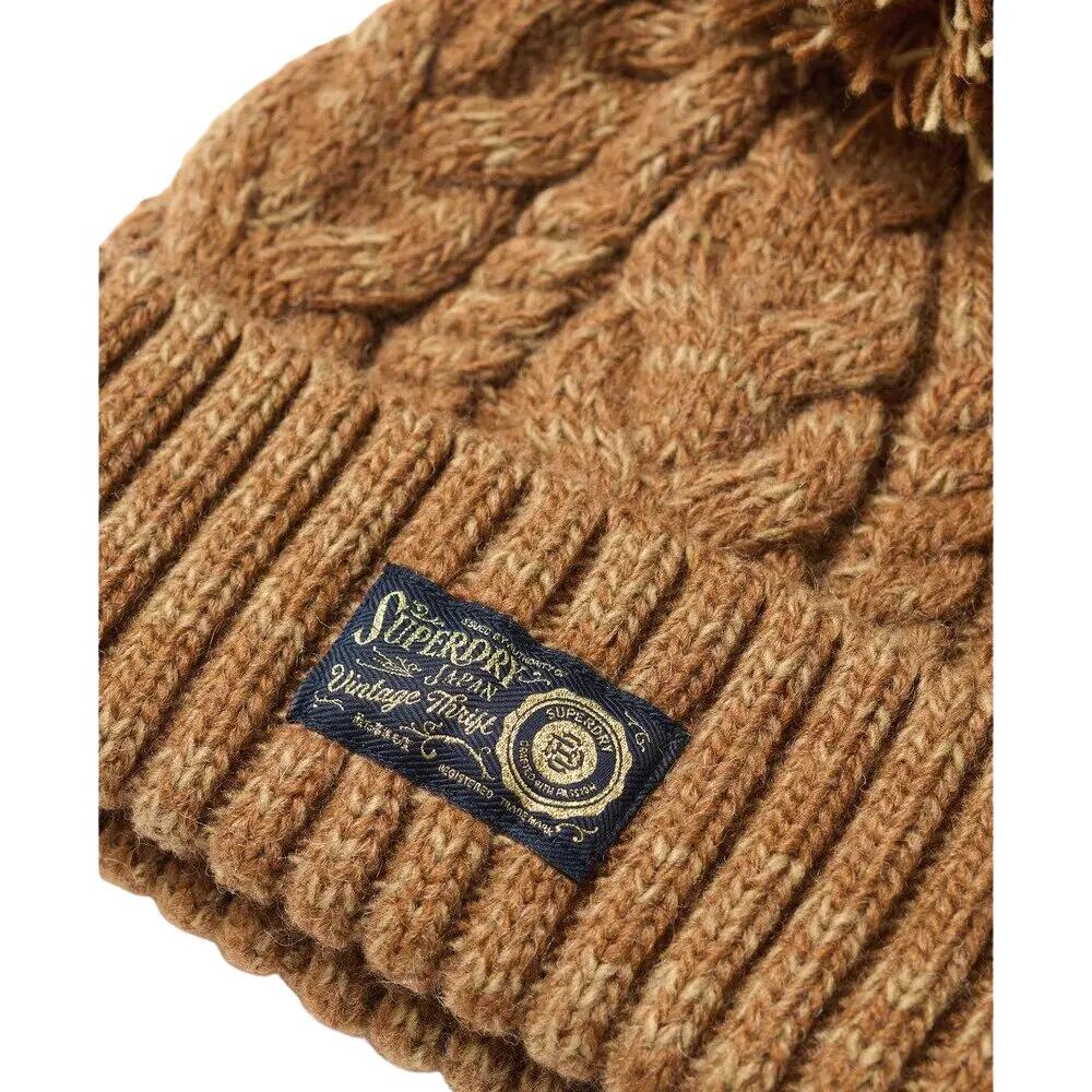 Gorro grosso em malha torcida feminino Superdry 3/3