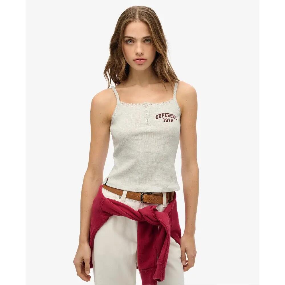 Camisola de botão com padrão para mulher Superdry Athletic Essentials 3/6
