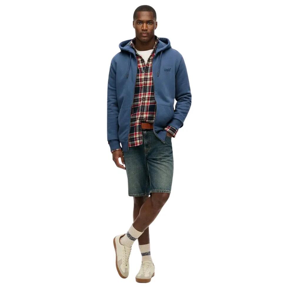 Bluza z kapturem i zamkiem błyskawicznym Superdry Essential Logo 3/6
