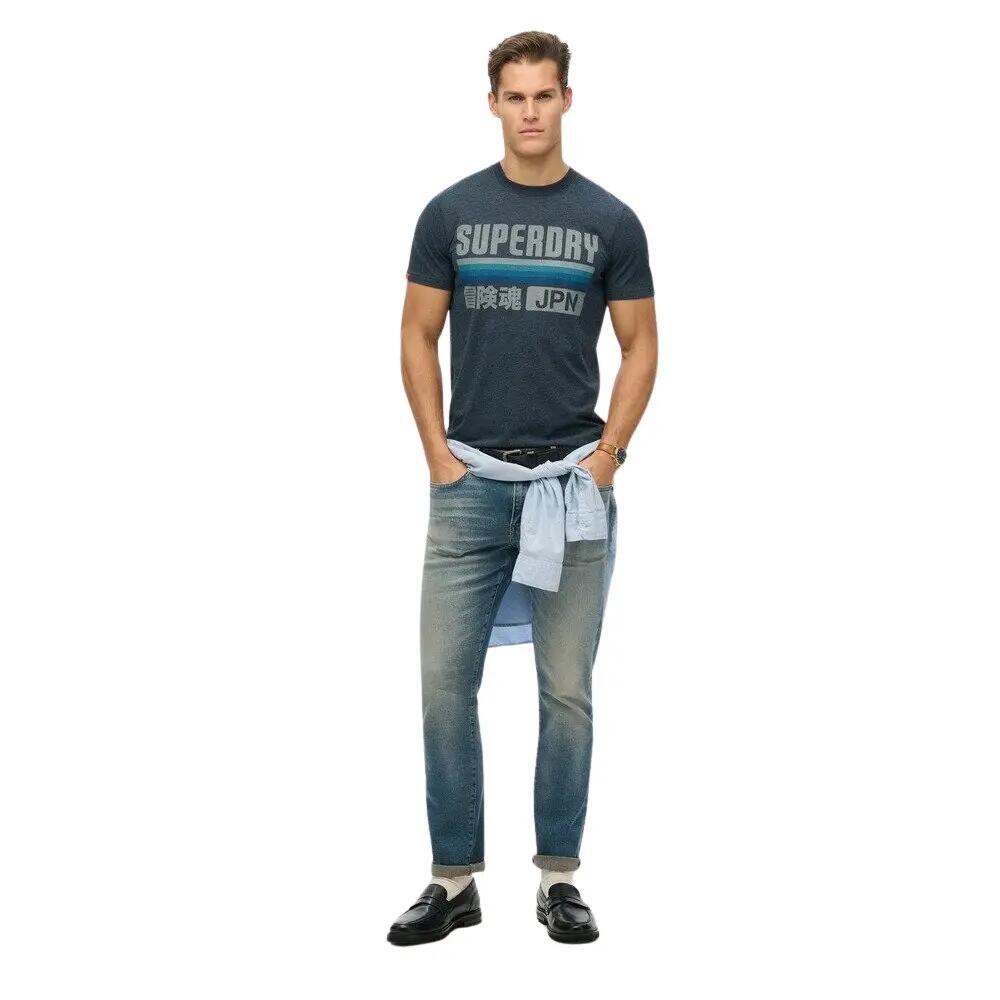T-shirt casual às riscas Superdry Japan 2/5