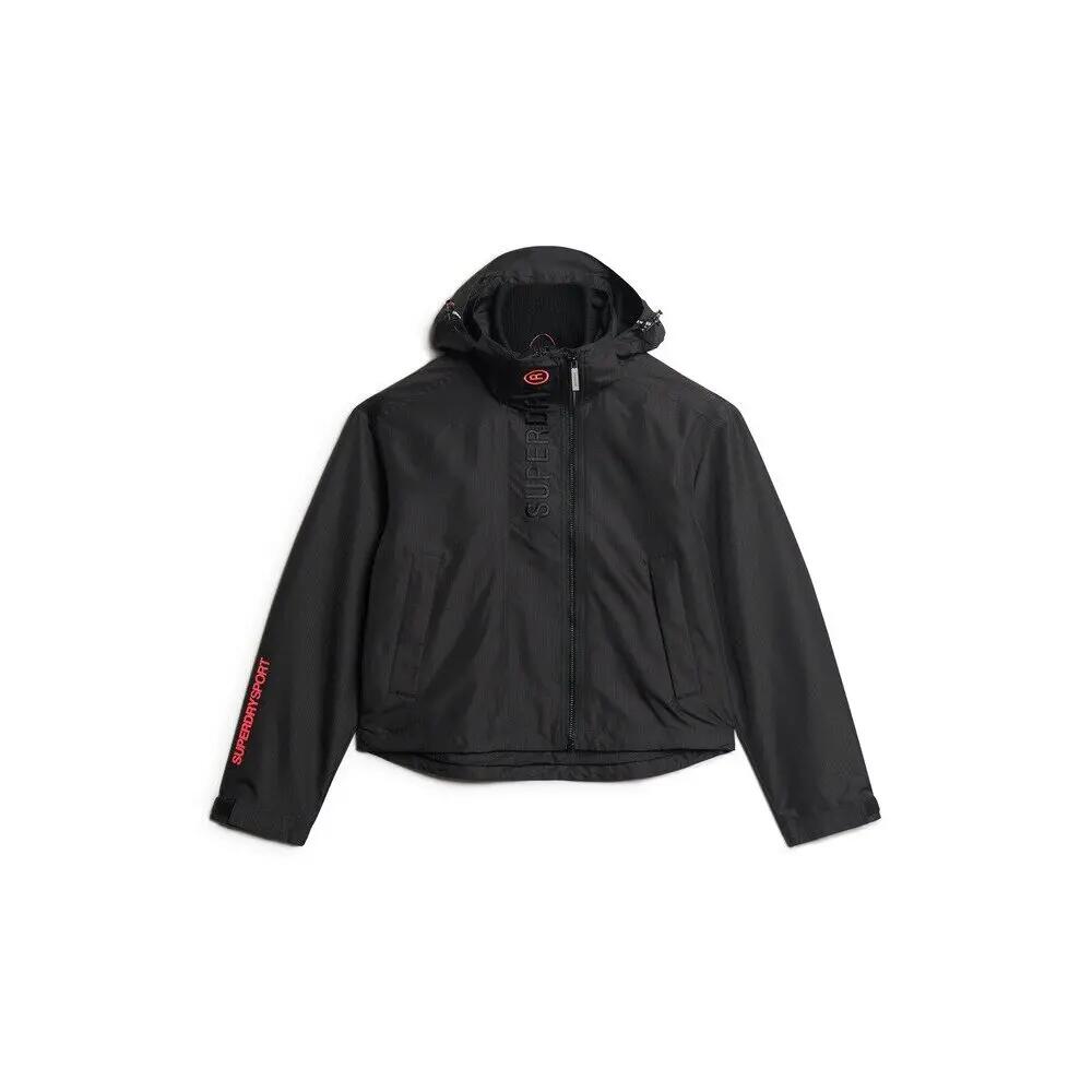 Embroidered hooded windbreaker for women Superdry SD