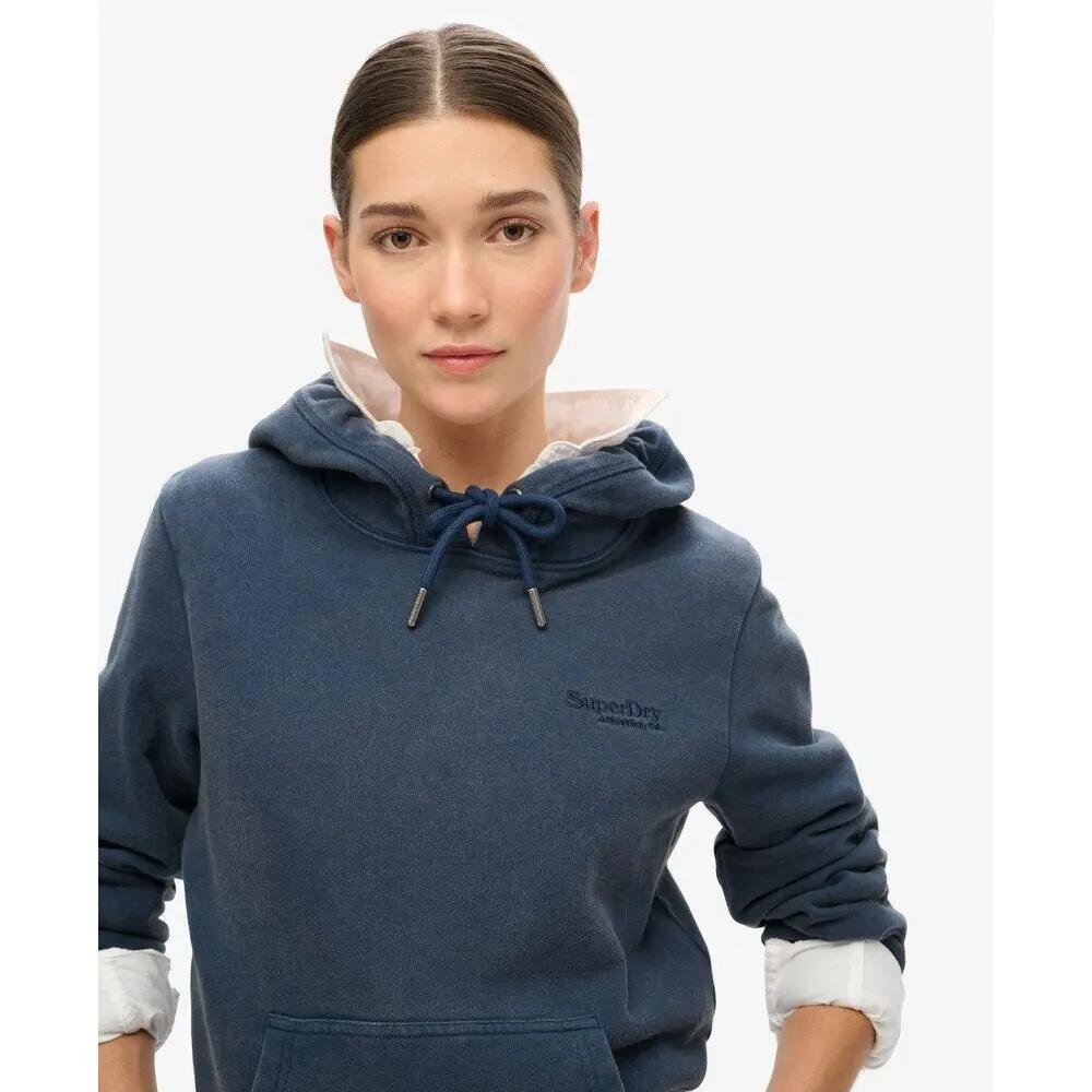 Sweatshirt à capuche à logo demi-brossé femme Superdry Essential 4/4