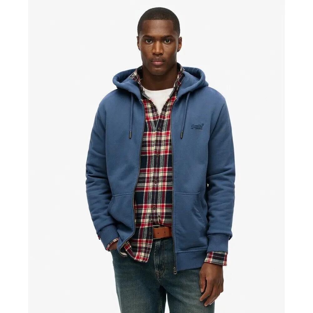 Bluza z kapturem i zamkiem błyskawicznym Superdry Essential Logo 2/6