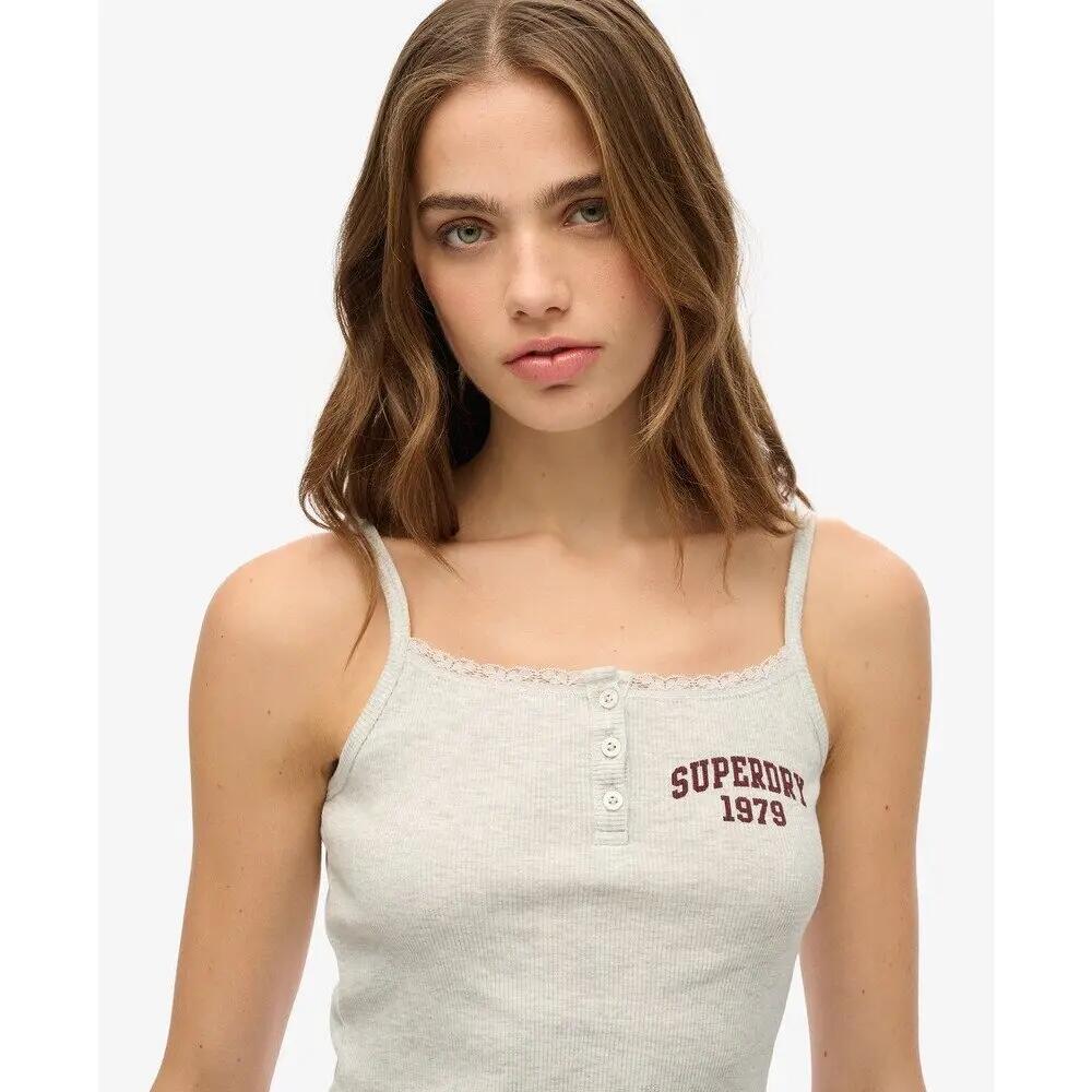 Camisola de botão com padrão para mulher Superdry Athletic Essentials 5/6