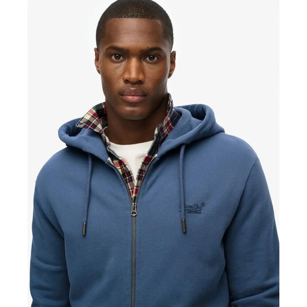 Bluza z kapturem i zamkiem błyskawicznym Superdry Essential Logo 5/6
