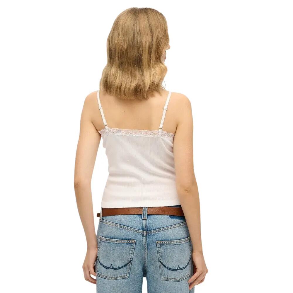 Débardeur court à liseré dentelle femme Superdry Essential 3/5