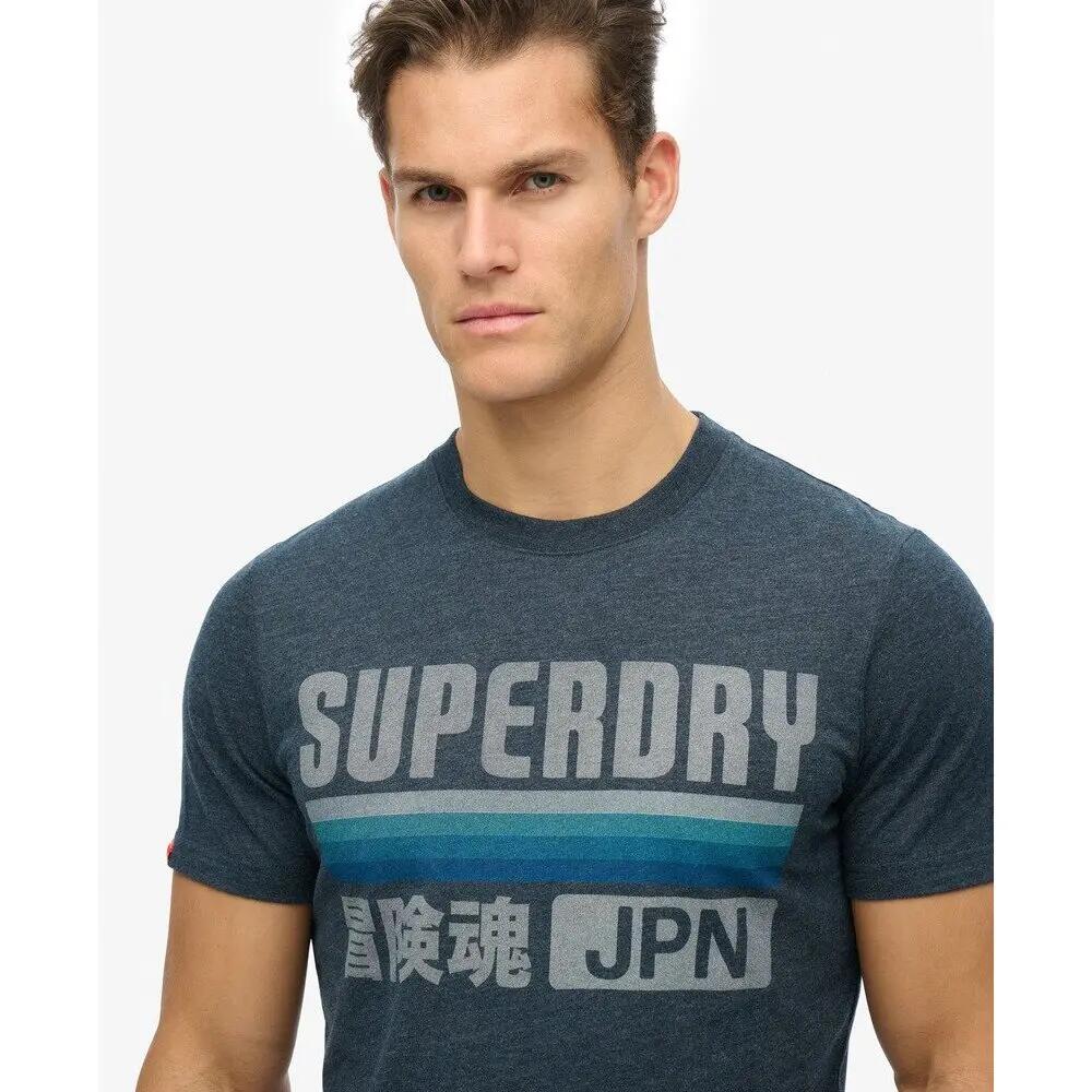 T-shirt casual às riscas Superdry Japan 4/5