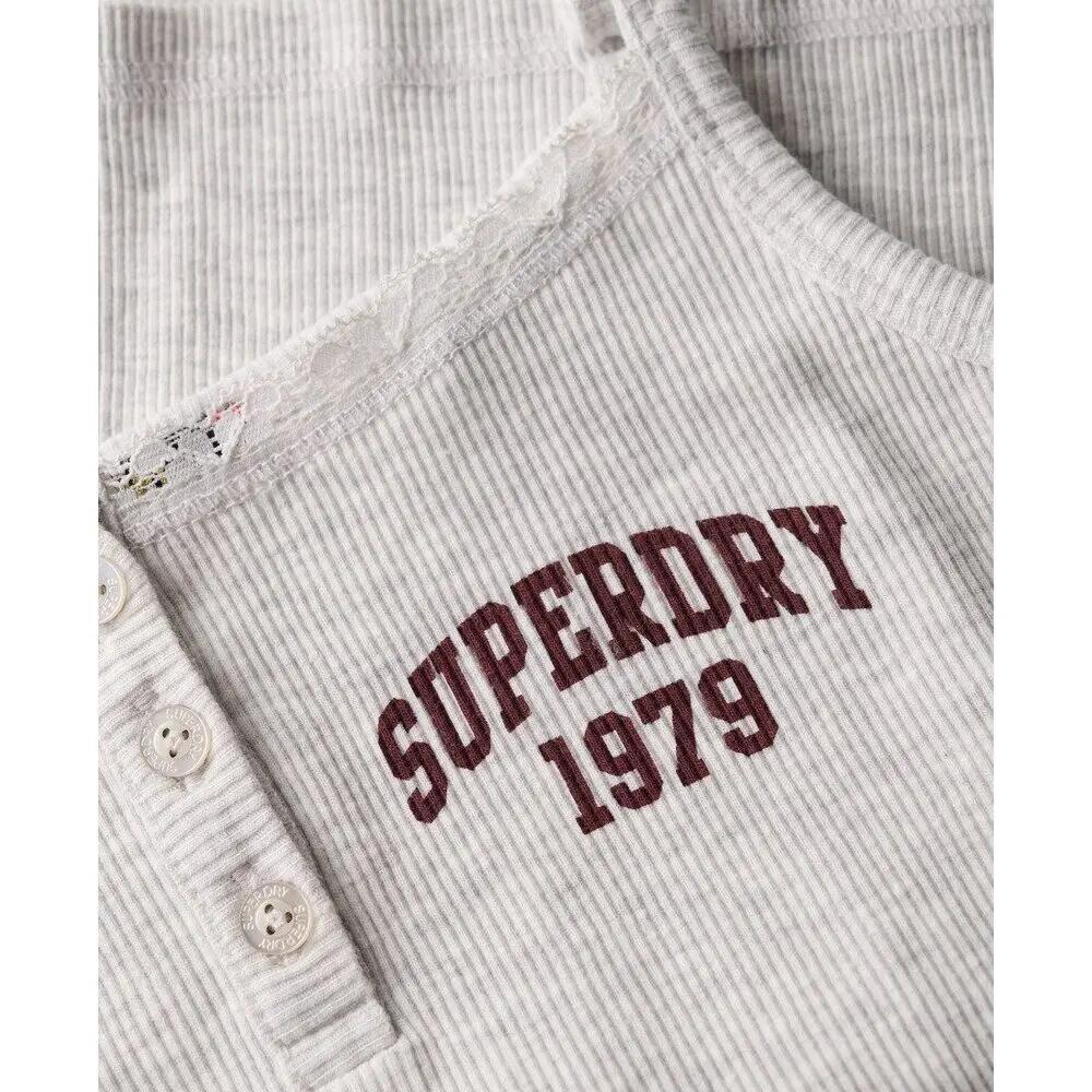 Camisola de botão com padrão para mulher Superdry Athletic Essentials 6/6