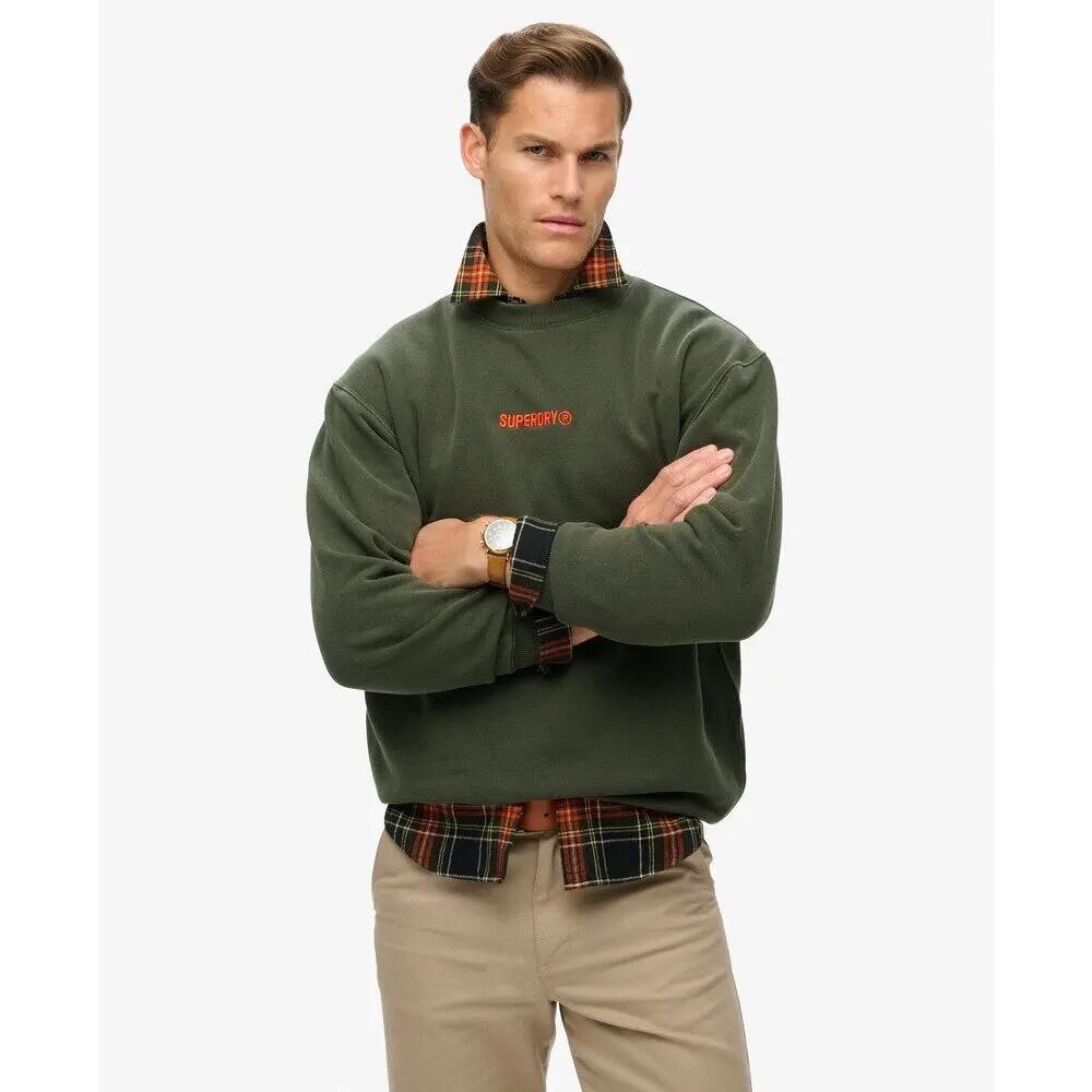 Sweatshirt ample Superdry Micro Logo Graphic 3/6