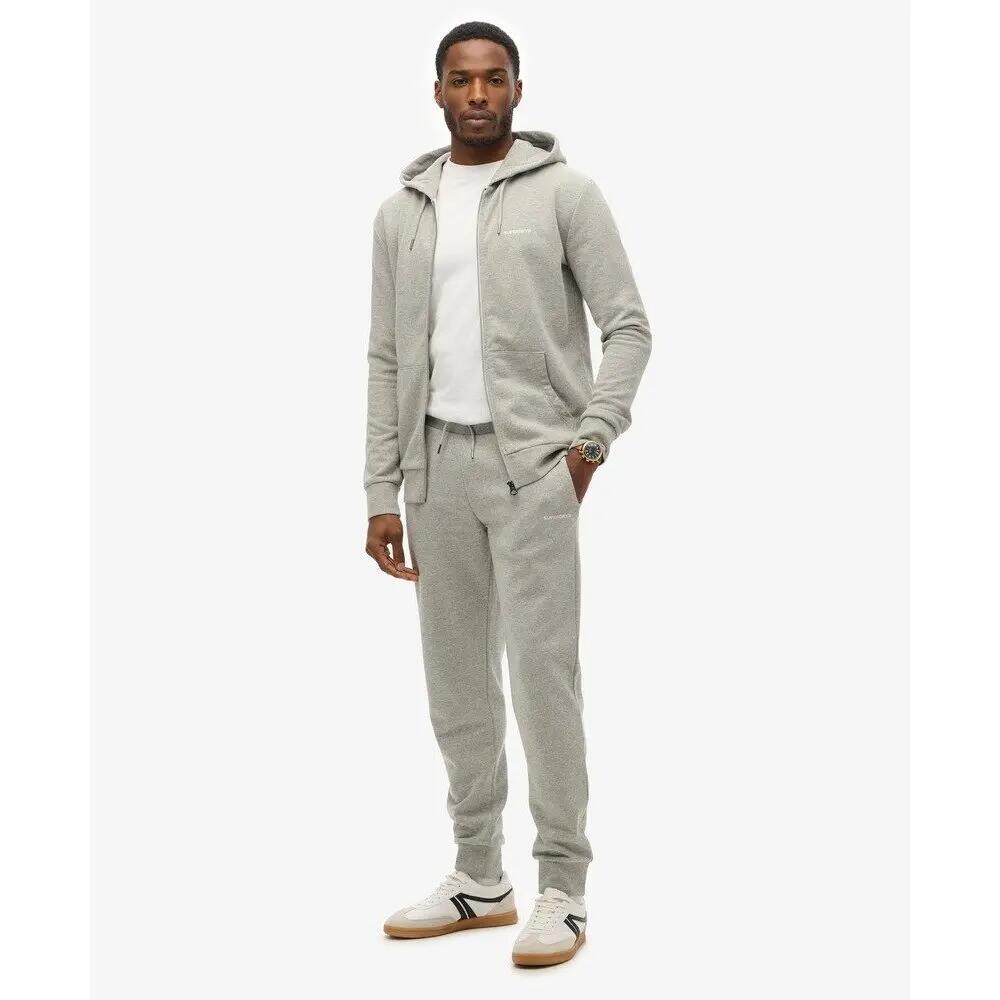 Superdry Herren Kapuzenpullover mit Reißverschluss Grau 3/6