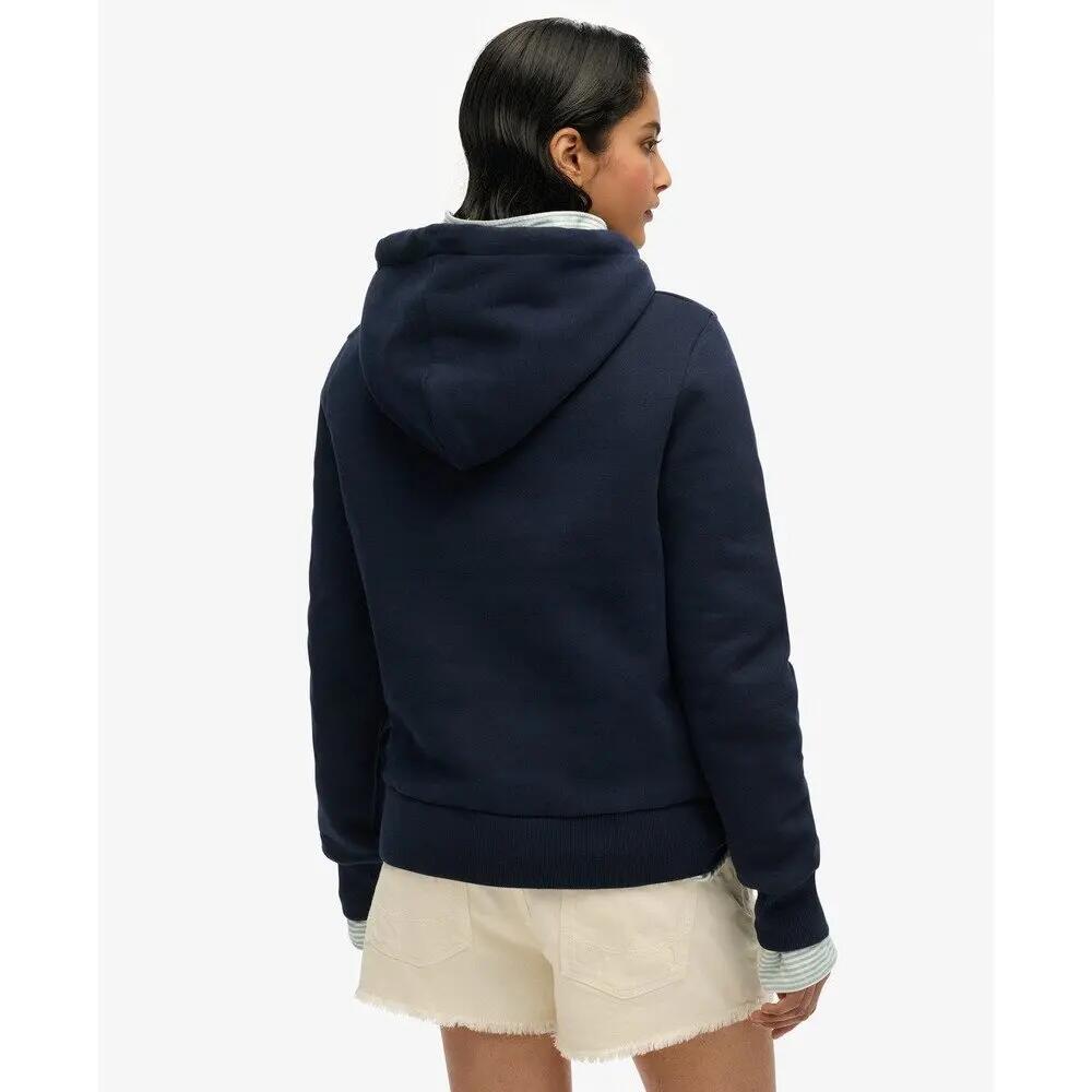 Sweat Marine Femme Superdry Floral Hood 4/6