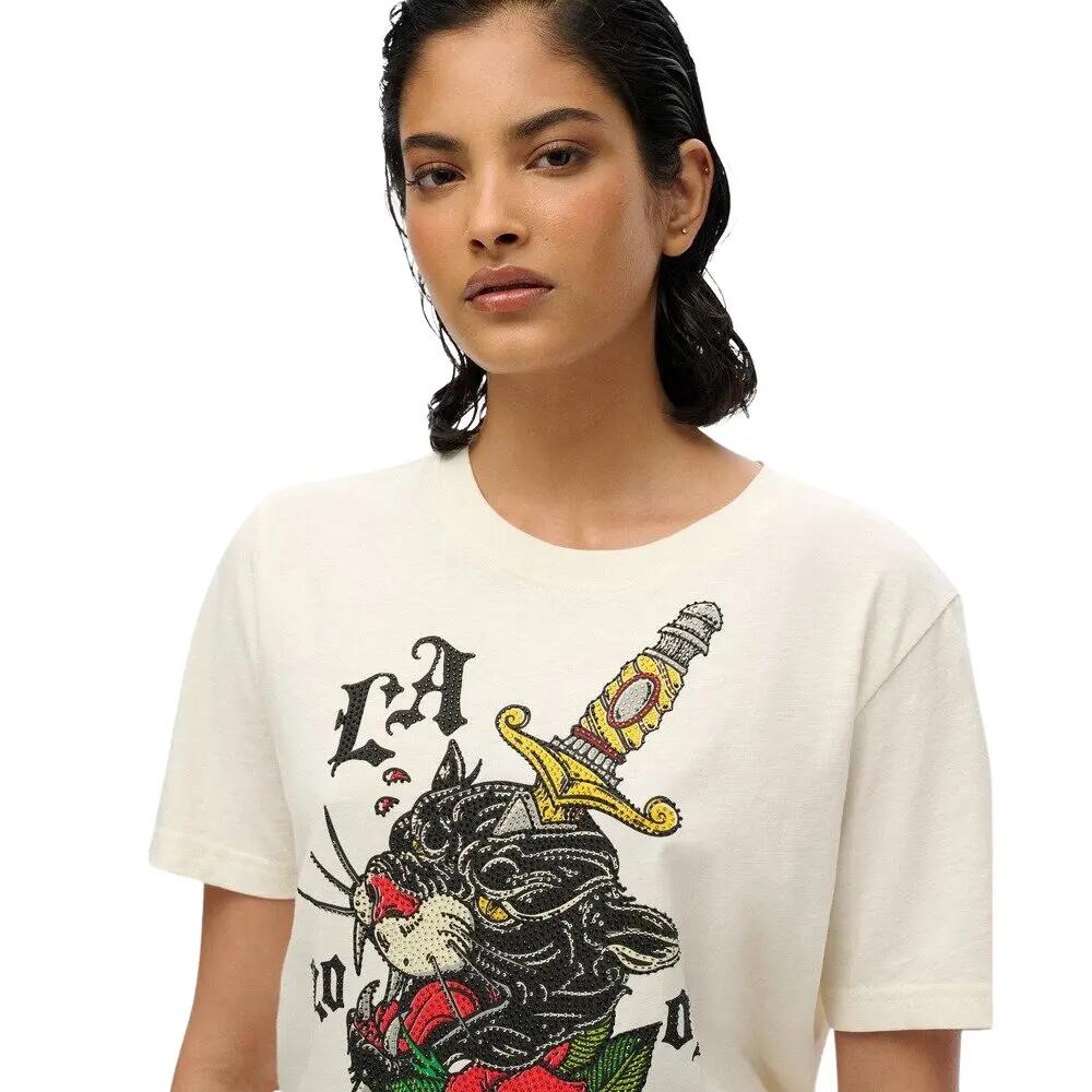 T-shirt casual da donna Superdry Neo Trad Tattoo 4/4
