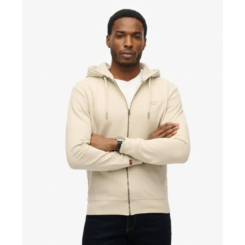Felpa con cerniera a cappuccio Superdry Logo Essential 3/5