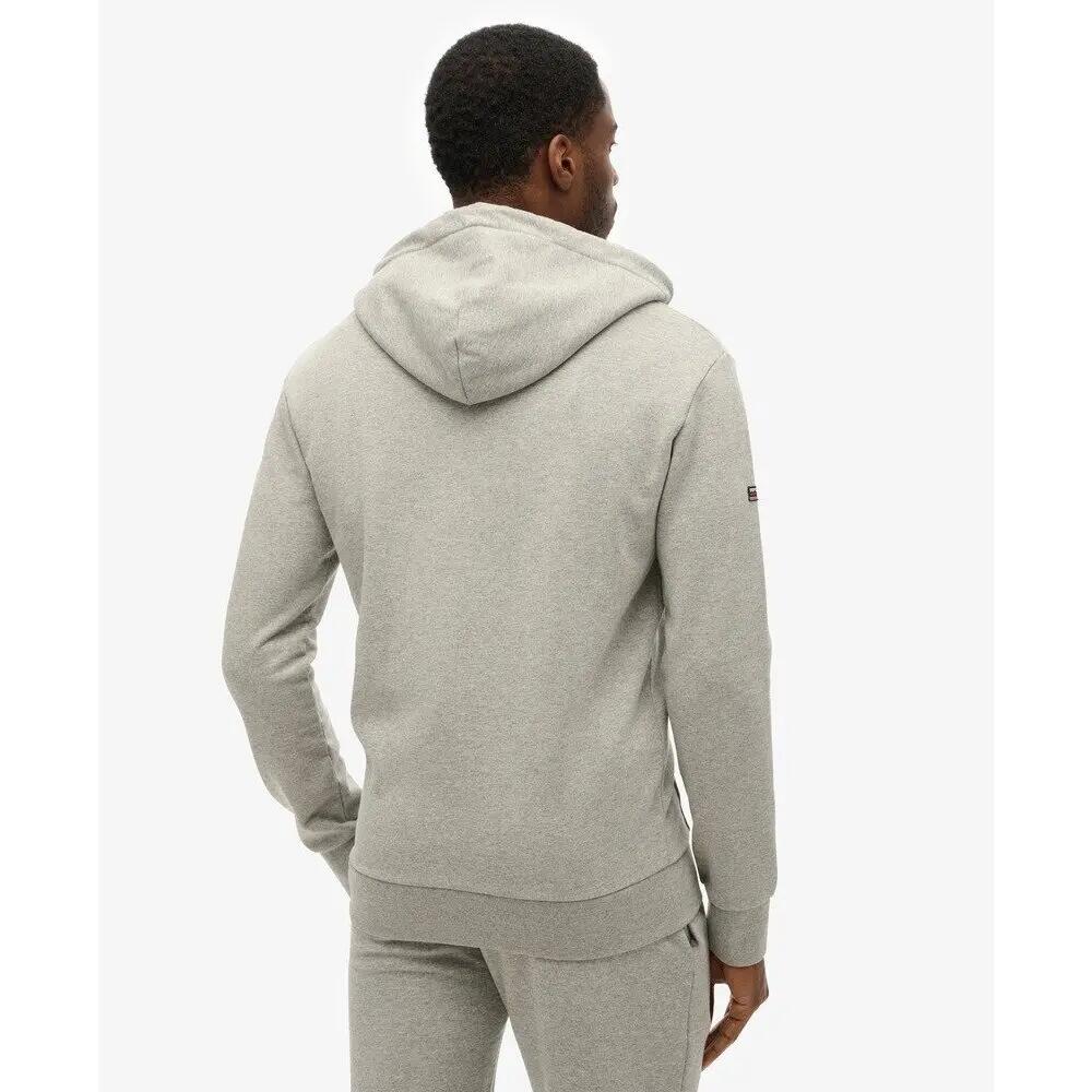 Superdry Herren Kapuzenpullover mit Reißverschluss Grau 4/6