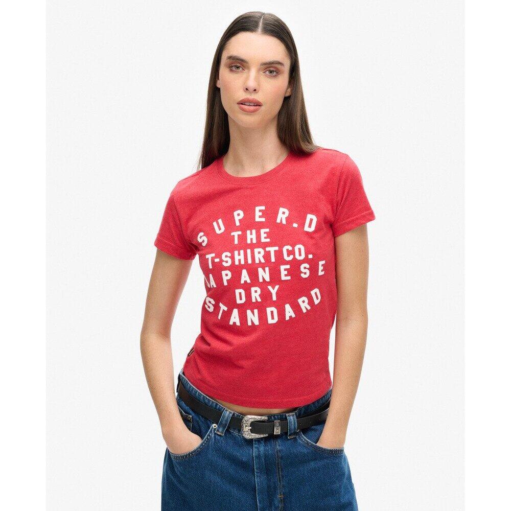 T-shirt ajusté à imprimé en relief femme Superdry 3/7