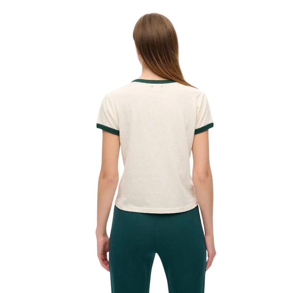 Eng anliegendes T-Shirt, Damen Superdry Athletic Essentials Ringer 4/6