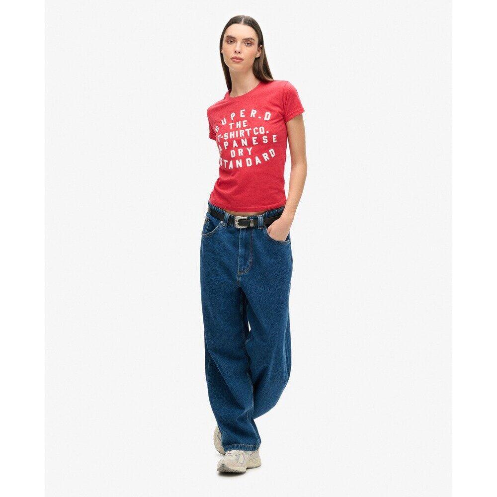 T-shirt ajusté à imprimé en relief femme Superdry 2/7