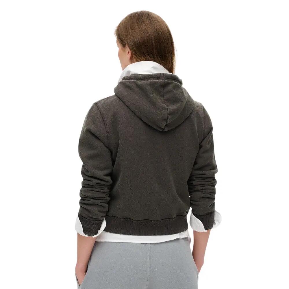 Sweatshirt à capuche zippé court et décontracté femme Superdry Athletic Essentia 4/6