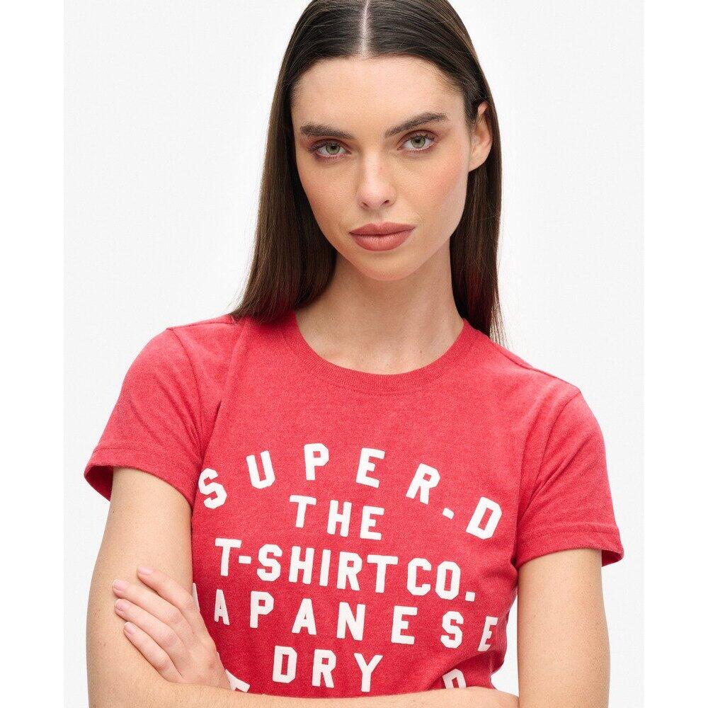 T-shirt ajusté à imprimé en relief femme Superdry 5/7