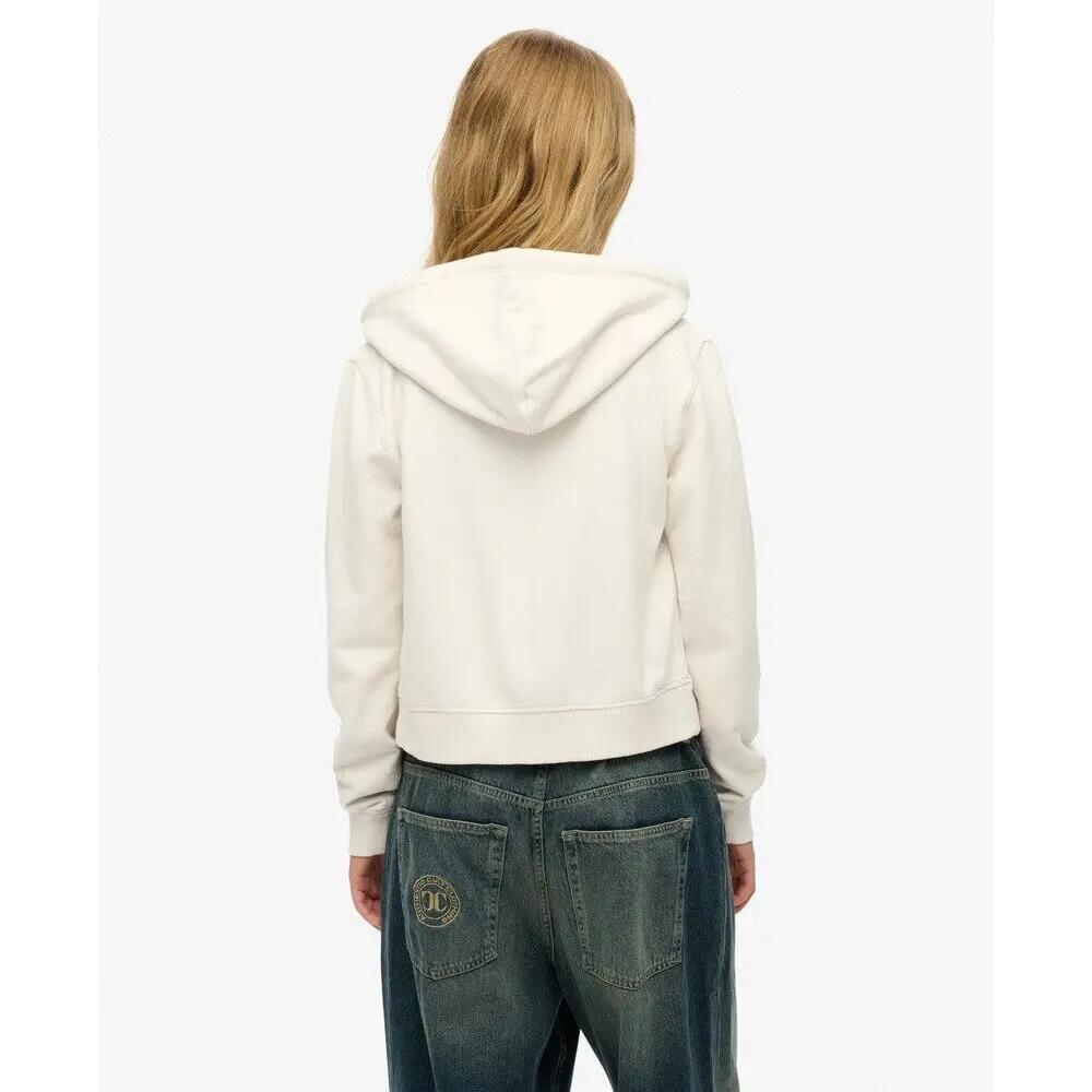 Felpa corta con cappuccio zip per donna Superdry Athletic Essentials 4/6