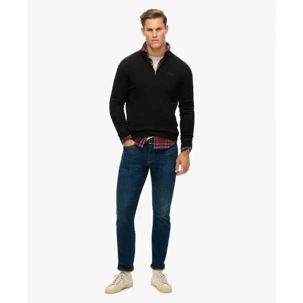 Maglione a collo alto da camionista in maglia Superdry Essential 3/7