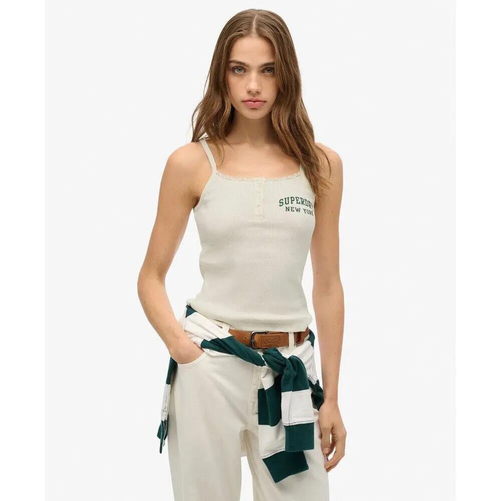 Débardeur boutonné avec motif femme Superdry Athletic Essentials 2/6