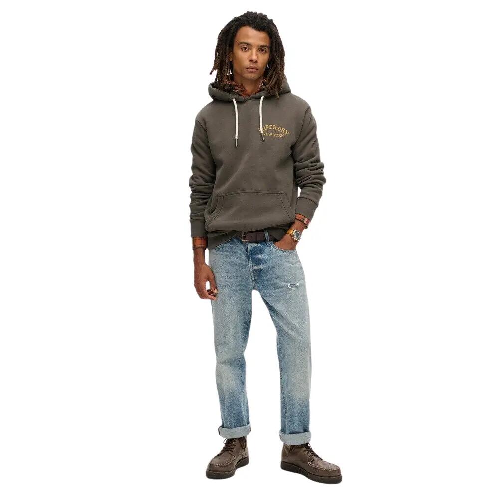Felpa con cappuccio ampia con motivo tatuaggio sulla schiena Superdry 2/6