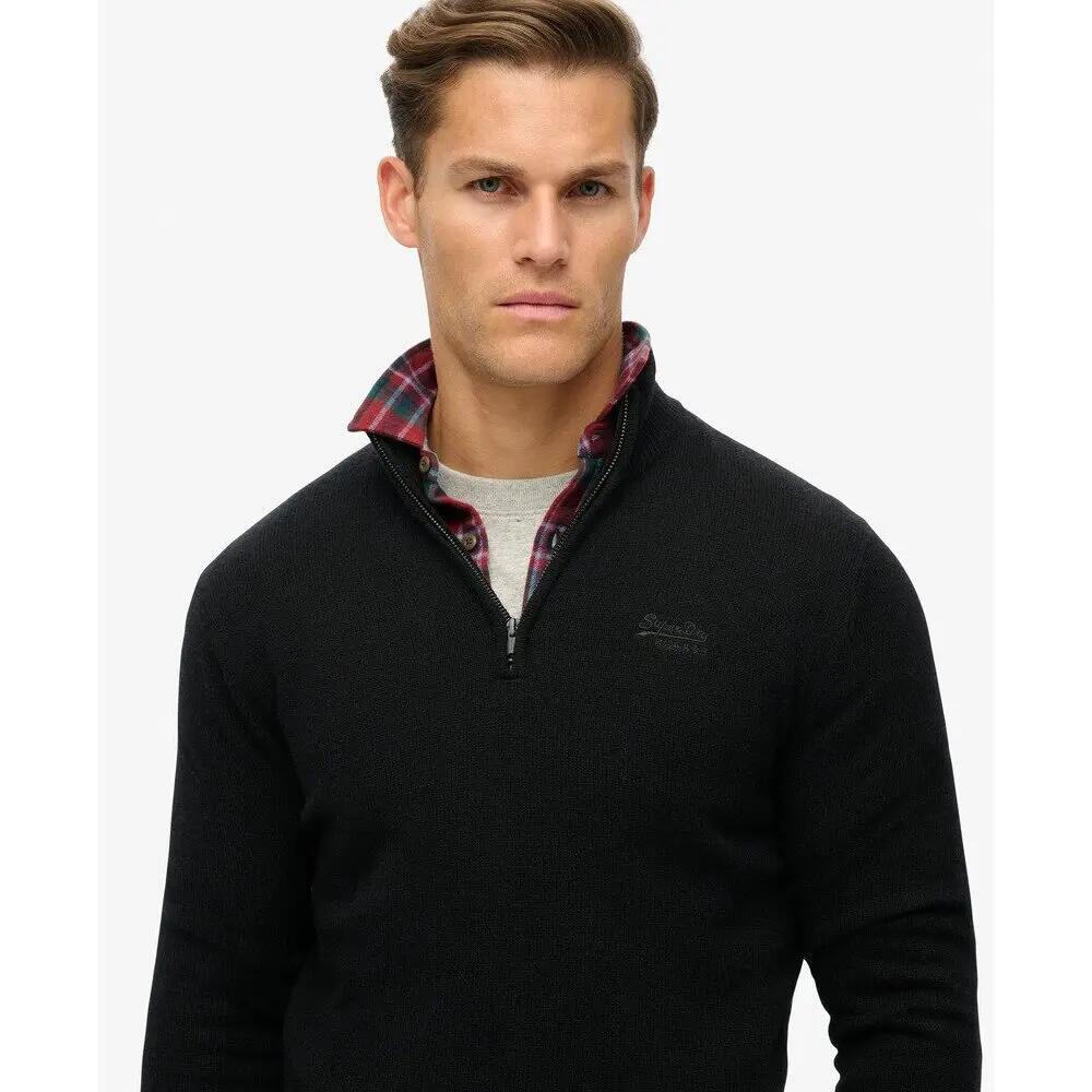 Maglione a collo alto da camionista in maglia Superdry Essential 5/7