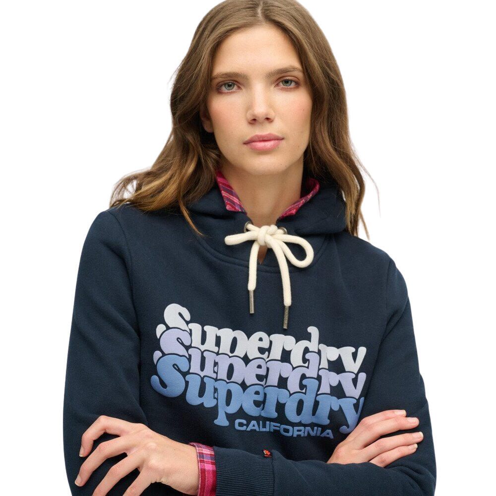 Sweatshirt à capuche femme Superdry Stacked 5/6