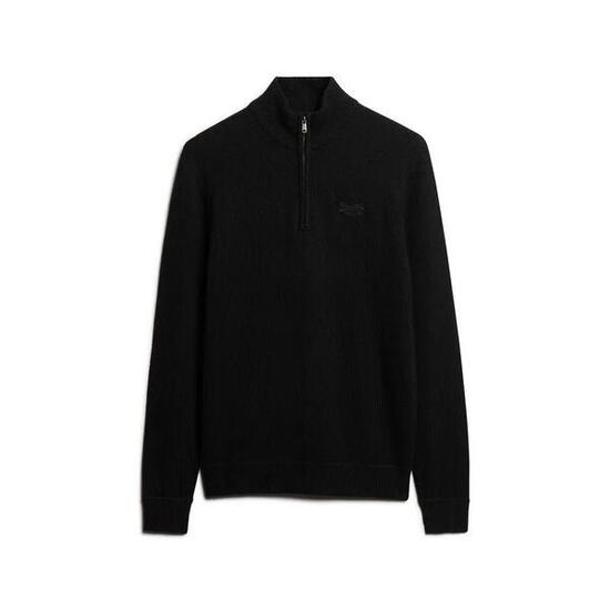 Pull col camionneur en maille Superdry Essential