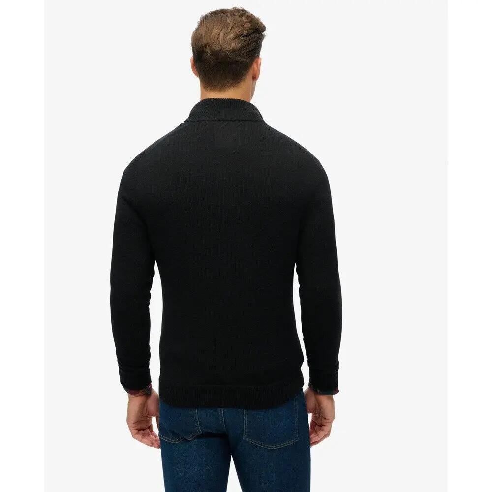 Maglione a collo alto da camionista in maglia Superdry Essential 4/7
