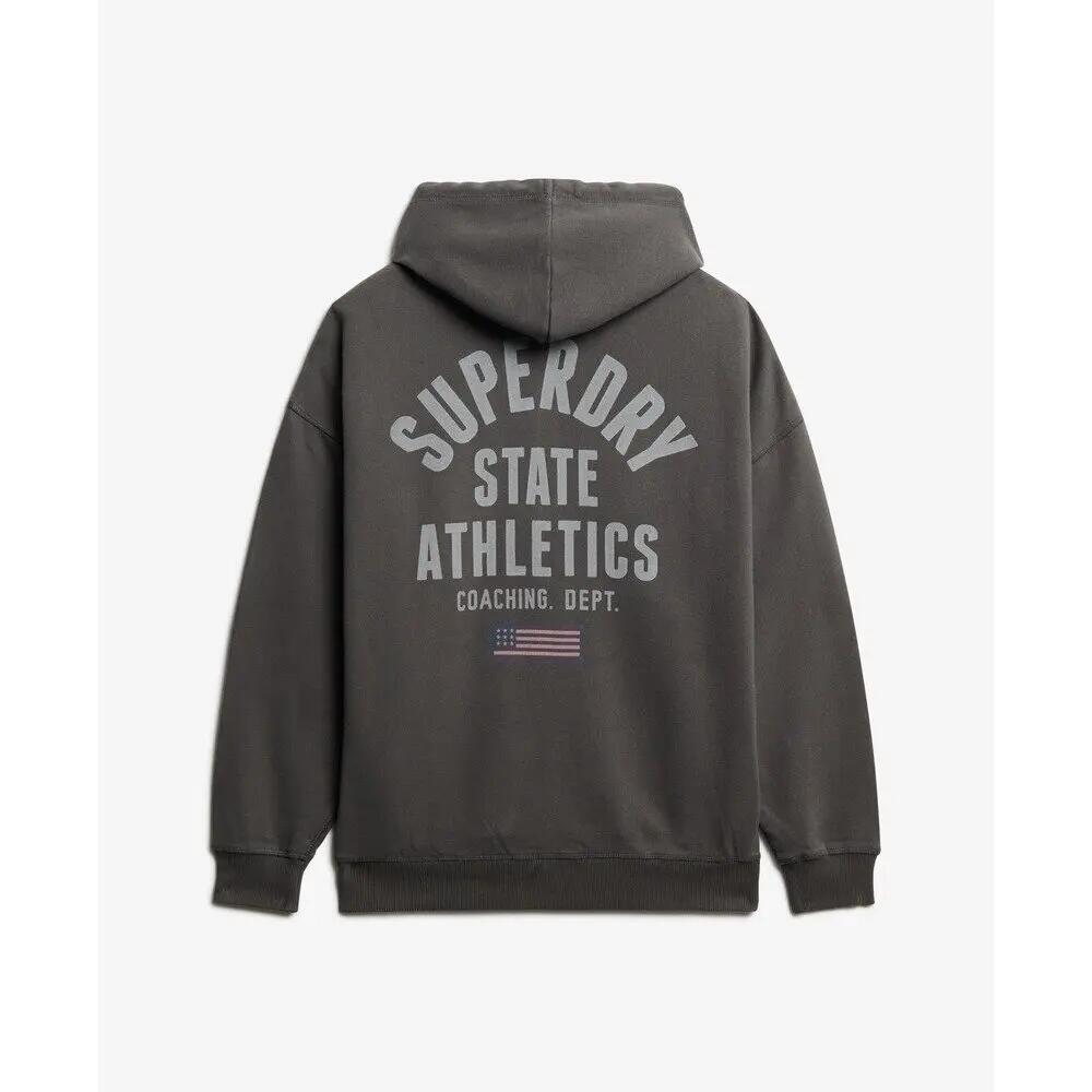 Sweatshirt à capuche zippé oversize femme Superdry Athletic Essentials 4/7
