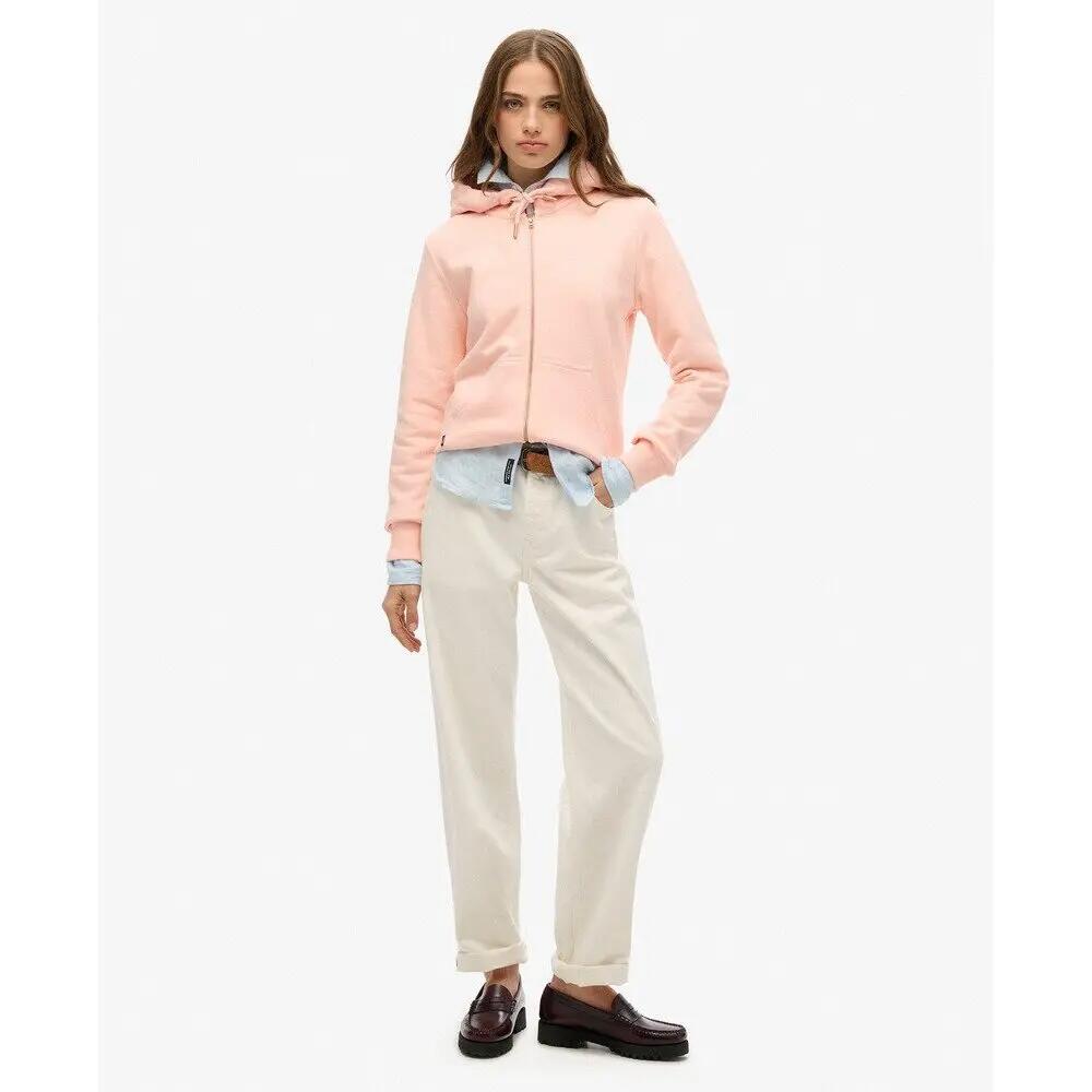 Casaco com capuz com fecho de correr para mulher Superdry Logo Essential 3/6