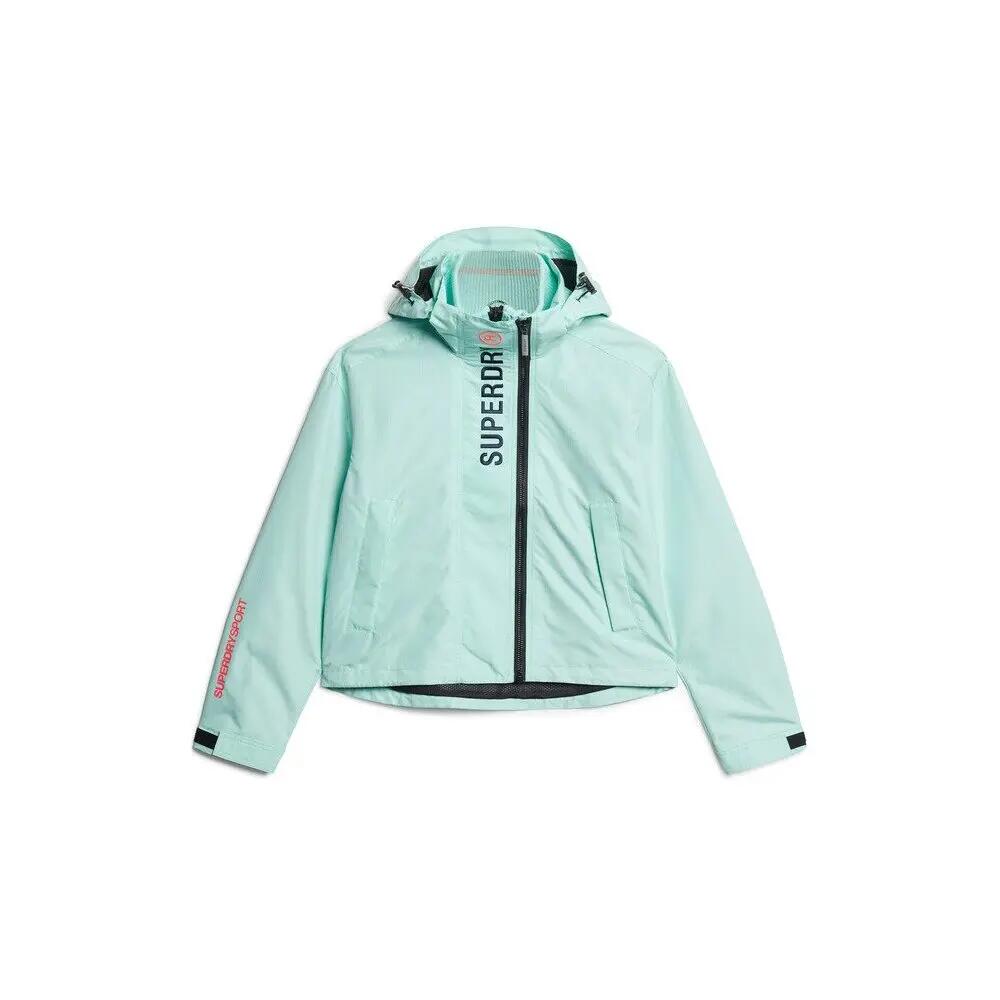 Embroidered hooded windbreaker for women Superdry SD