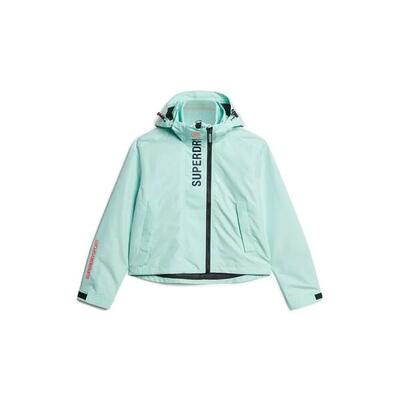 Geborduurde dames windjack met capuchon superdry sd
