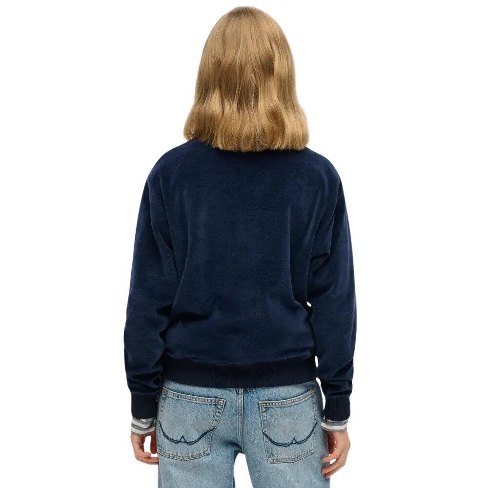 Sweatshirt en velours à col zippé femme Superdry 3/5