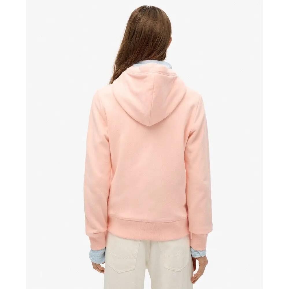 Casaco com capuz com fecho de correr para mulher Superdry Logo Essential 4/6