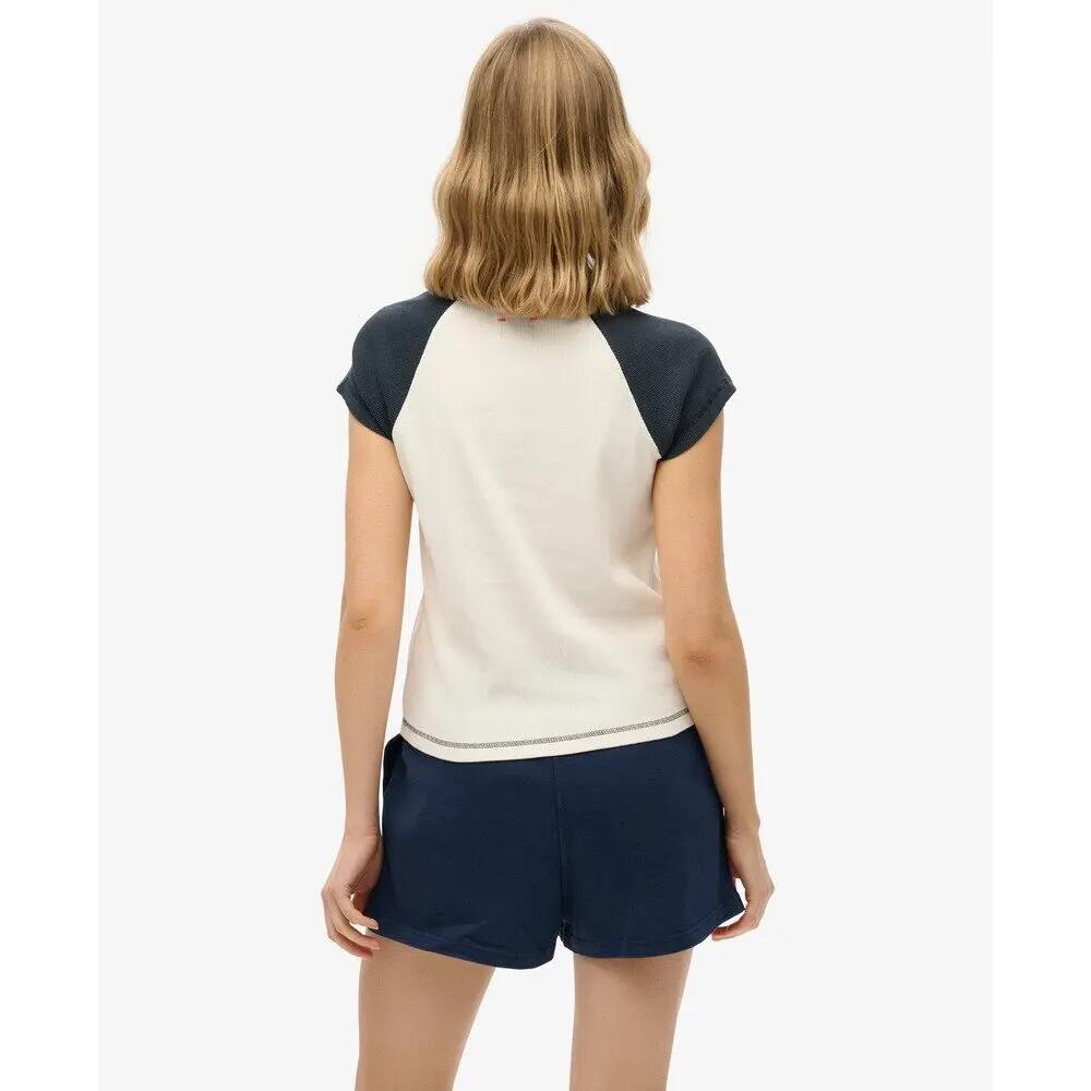 T-shirt à mancherons raglan femme Superdry Athletic Essentials 3/4