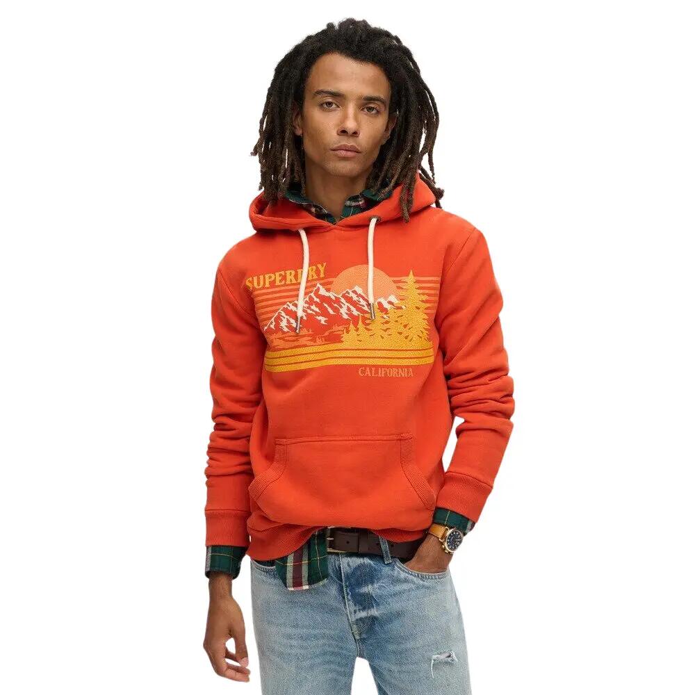 Sweatshirt à capuche rayé à motif outdoor Superdry 2/5