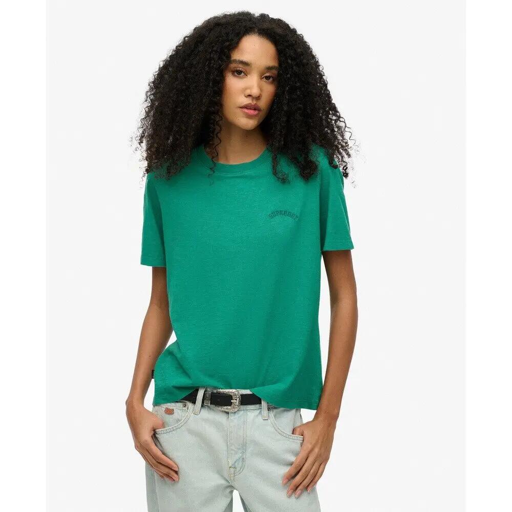 T-shirt délavé à logo femme Superdry Essential 2/6