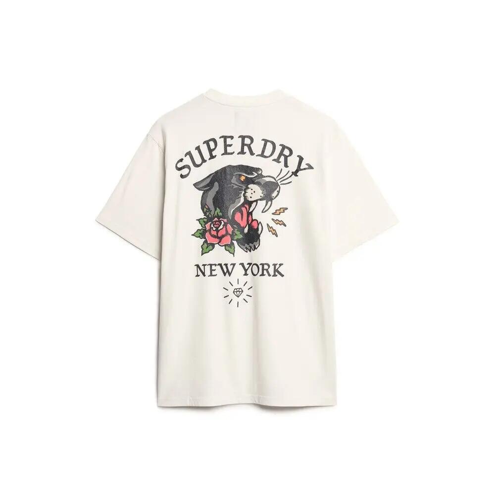 T-shirt ample à motif tatouage dans le dos Superdry 4/7