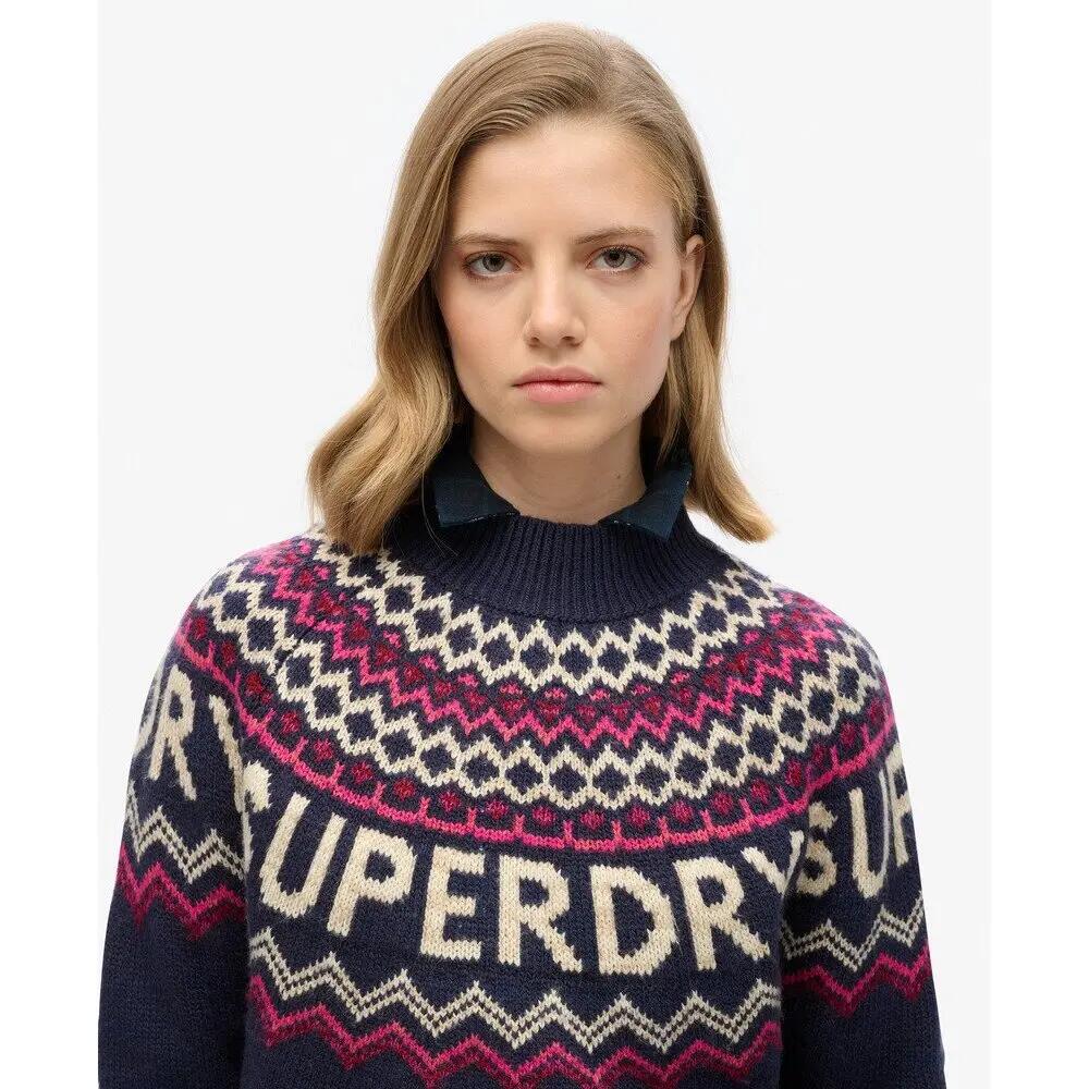 Pull motif jacquard femme Superdry 4/5