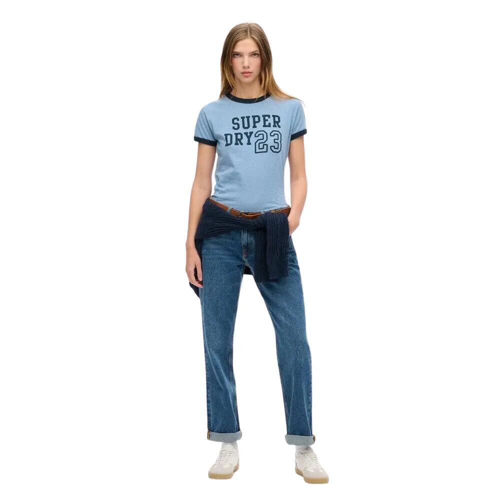 T-shirt ajusté femme Superdry Athletic Essentials Ringer 3/6