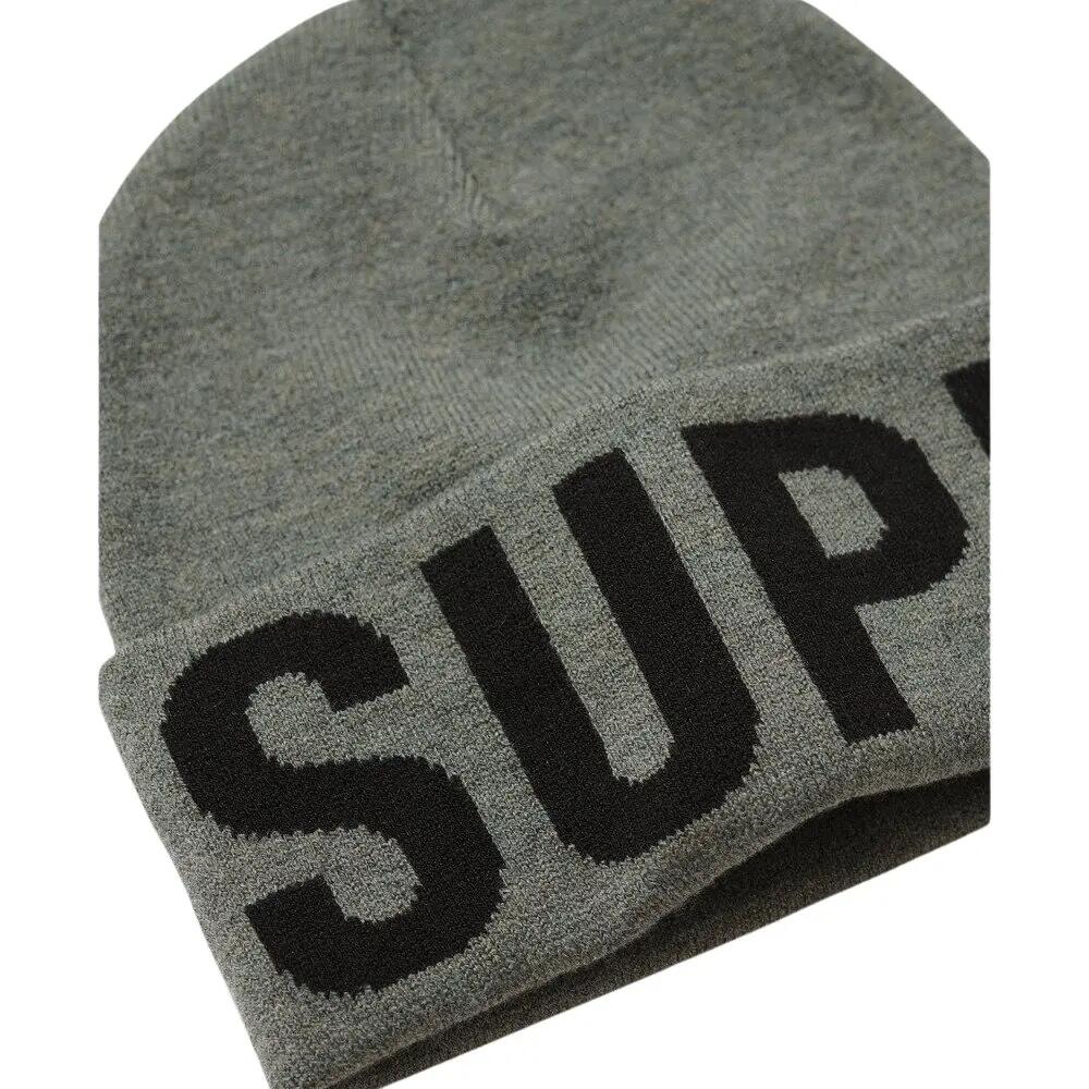 Knitted beanie with logo for women Superdry