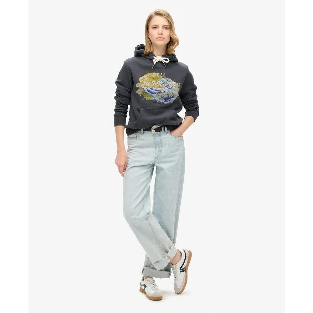 Hoodie Damen Superdry Vintage Logo Tokyo 3/6
