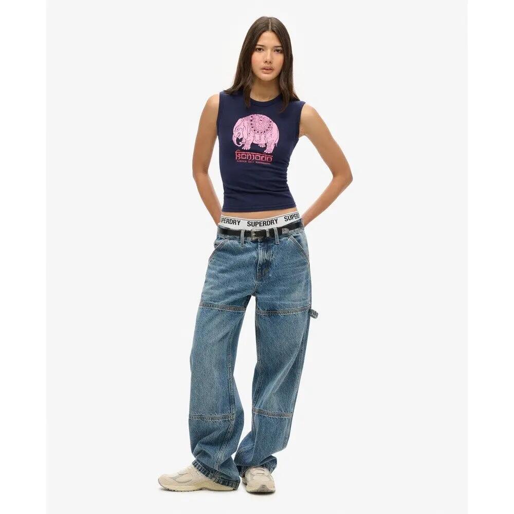 Tampo do tanque de emagrecimento feminino Superdry Komodo Hathi 3/6