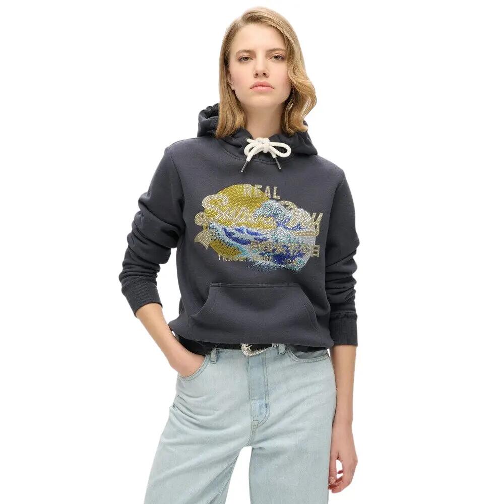 Hoodie Damen Superdry Vintage Logo Tokyo 2/6