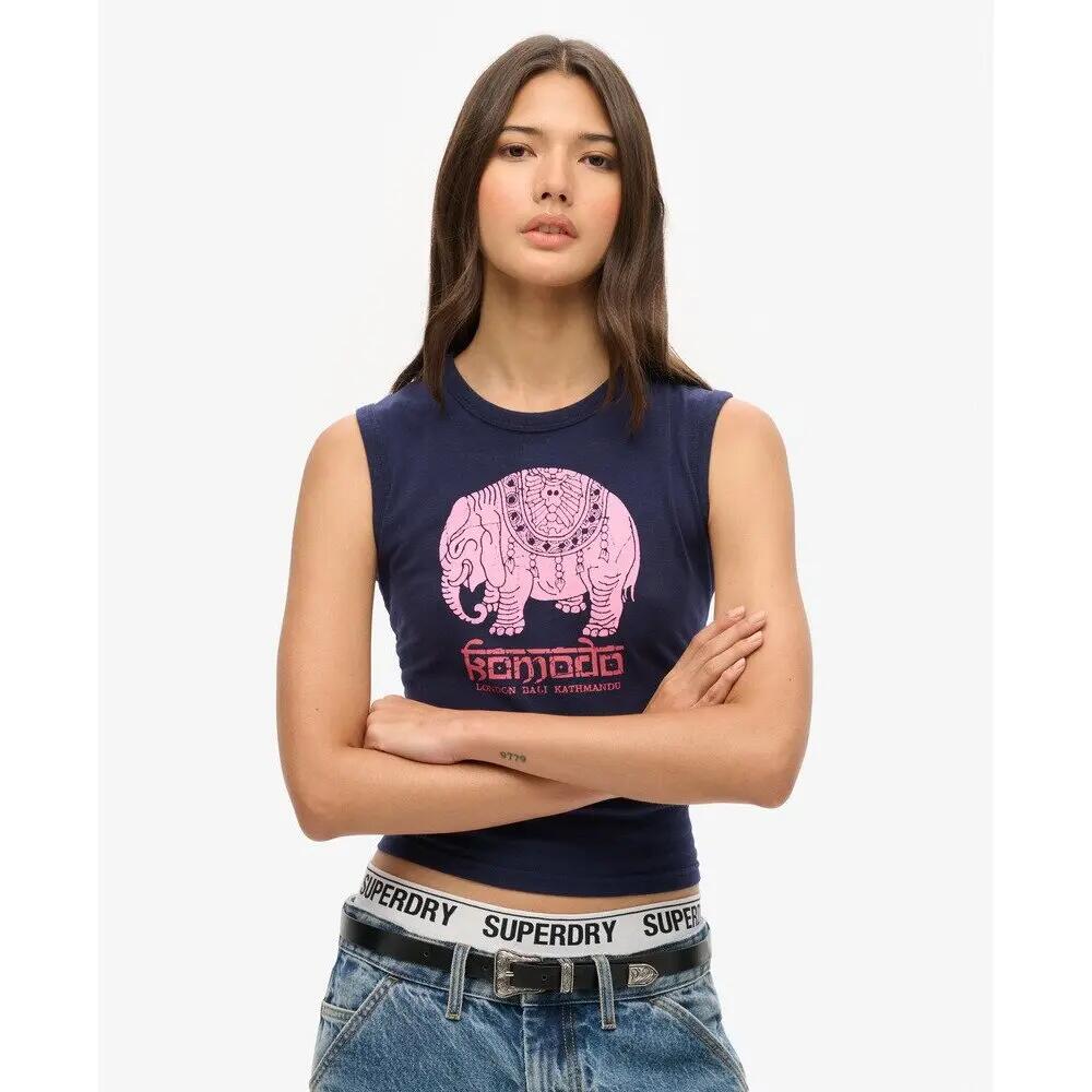 Tampo do tanque de emagrecimento feminino Superdry Komodo Hathi 2/6